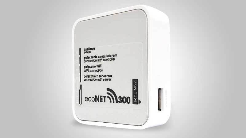 EcoNET 300 interneto modulis sumaniam šilumos valdymui